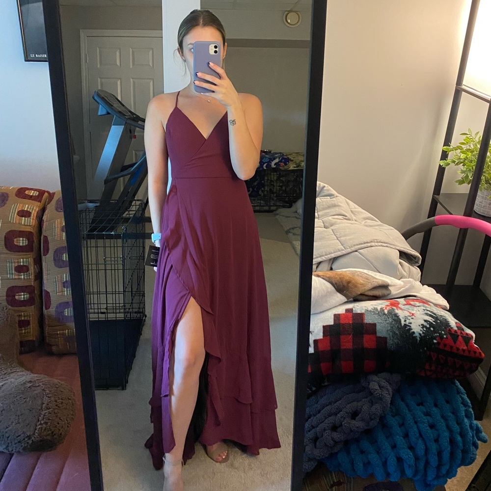 Lulus High-Low Maxi Dress